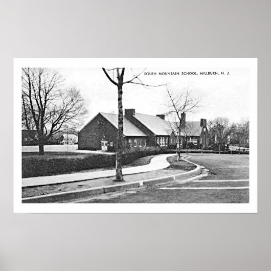 Affiche de l'école de South Mountain Ca. 1936 (Devant)