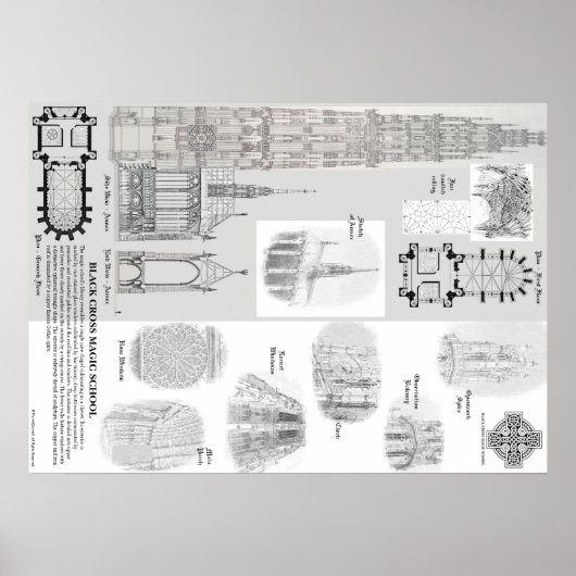 Affiche de l'école magique de la Croix-Noire n° 2 (Devant)