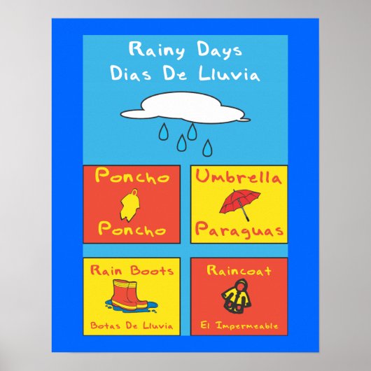 Affiche de l'école Rainy Days (Devant)