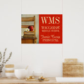 Affiche de l'école vintage (Cuisine)