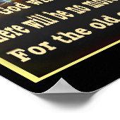 Affiche de l'Ecriture chrétienne (Coin)