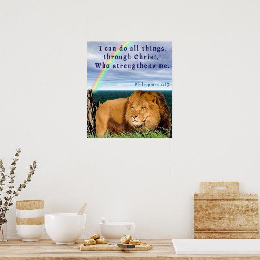 Affiche de l'Ecriture chrétienne (Cuisine)