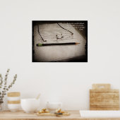 Affiche de l'écrivain inspirant (Cuisine)