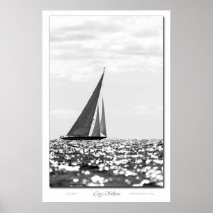 Affiche de l'effort B&W de classe de J