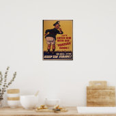 Affiche de l'effort de guerre allié (Cuisine)