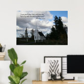 Affiche de l'église Country, "J'étais content" (Bureau à domicile)