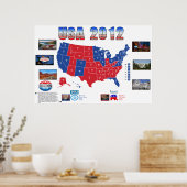 Affiche de l'élection présidentielle de 2012 aux É (Cuisine)