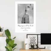 Affiche de l'Empire State Building (Bureau à domicile)