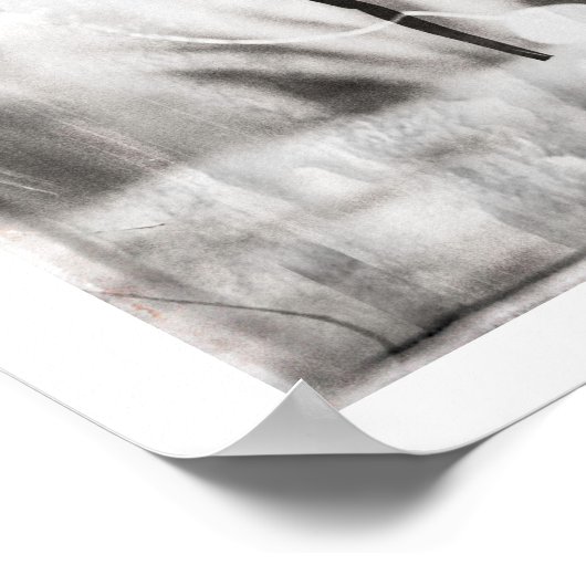 affiche de l'empreinte de léopard maschera (Coin)