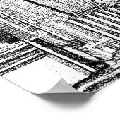 affiche de l'encre de New York (Coin)