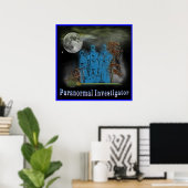 affiche de l'enquêteur paranormal (Bureau à domicile)