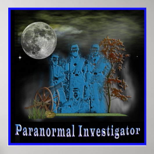 affiche de l'enquêteur paranormal (Devant)