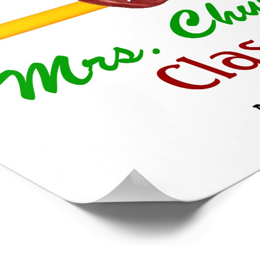 Affiche de l'enseignant de l'école - SRF (Coin)