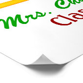 Affiche de l'enseignant de l'école - SRF (Coin)