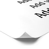 Affiche de l'enseignant de l'école - SRF (Coin)