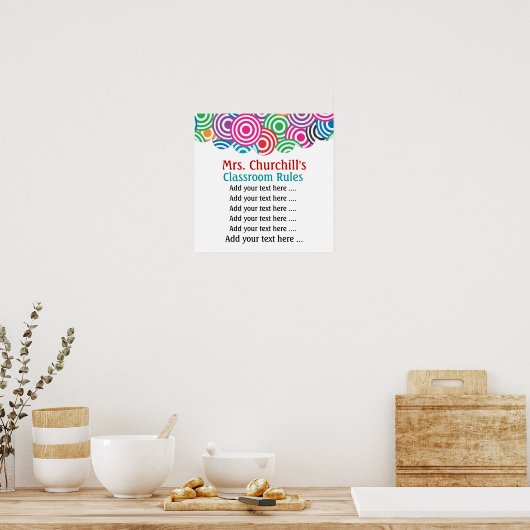 Affiche de l'enseignant de l'école - SRF (Cuisine)