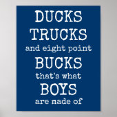 Affiche de l'ensemble d'impression de ce dont sont (Devant)