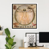 Affiche de Leonardo Davinci (Bureau à domicile)