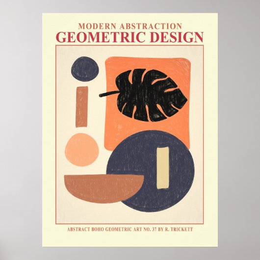 Affiche de l'EP Abstrait Géométrique No. 7 (Devant)