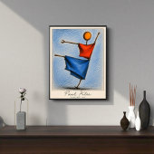 Affiche de l'épouvantail de Paul Klee Art abstrait