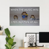 affiche de l'équipage de froggo et da (Bureau à domicile)