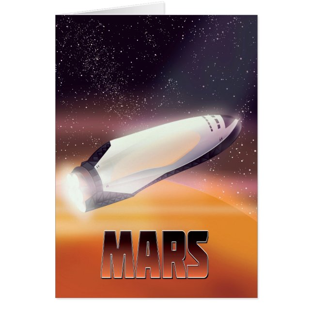 Affiche de l'espace Mars (Devant)