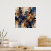 Affiche de l'esprit abstrait Navy Copper (Cuisine)