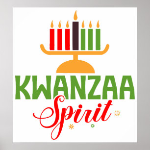 Affiche de l'esprit de Kwanzaa