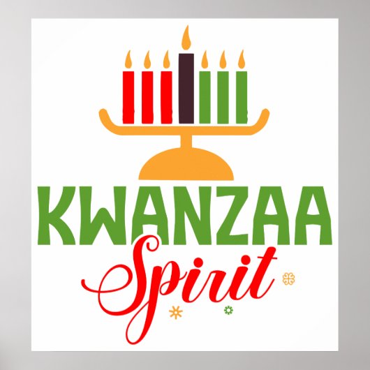 Affiche de l'esprit de Kwanzaa (Devant)