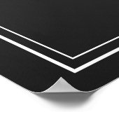 Affiche de lessive personnalisée infographie table (Coin)