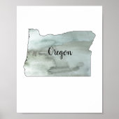 Affiche de l'État de l'Oregon (Devant)