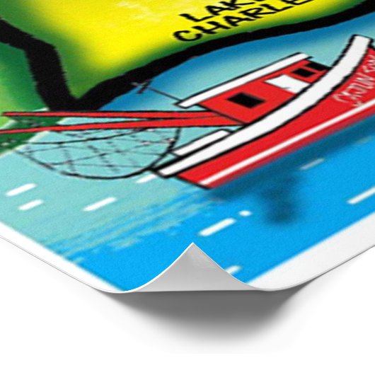 Affiche de l'État de Louisiane (Coin)