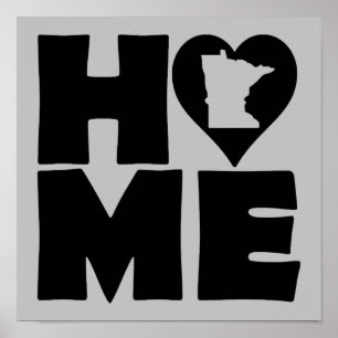 Affiche de l'État du Cœur de la Maison du Minnesot