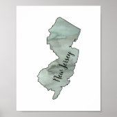 Affiche de l'État du New Jersey (Devant)