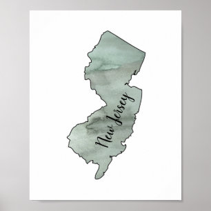 Affiche de l'État du New Jersey
