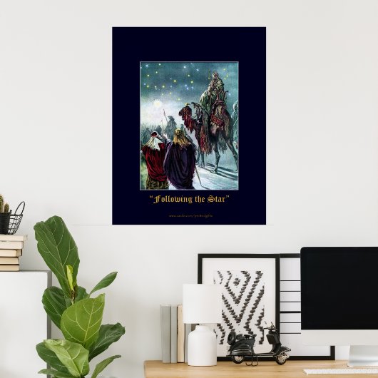 Affiche de l'étoile de NOËL (Bureau à domicile)