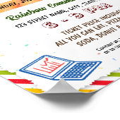 Affiche de l'événement de jour scolaire (Coin)