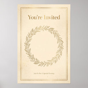Affiche de l'événement Gold Botanical You're Invit