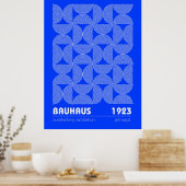 Affiche de l'exposition abstraite Bauhaus 1923 (Cuisine)