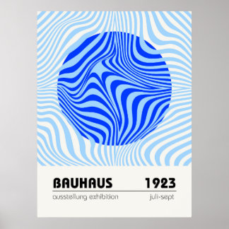 Affiche de l'exposition Bauhaus 1923