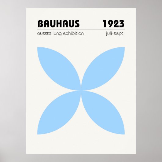 Affiche de l'exposition Bauhaus 1923 (Devant)