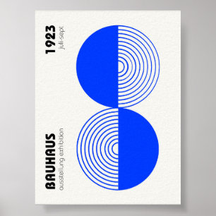 Affiche de l'exposition Bauhaus 1923