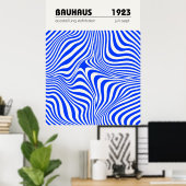 Affiche de l'exposition Bauhaus 1923 (Bureau à domicile)