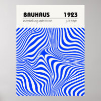 Affiche de l'exposition Bauhaus 1923