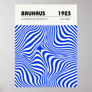 Affiche de l'exposition Bauhaus 1923
