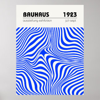 Affiche de l'exposition Bauhaus 1923