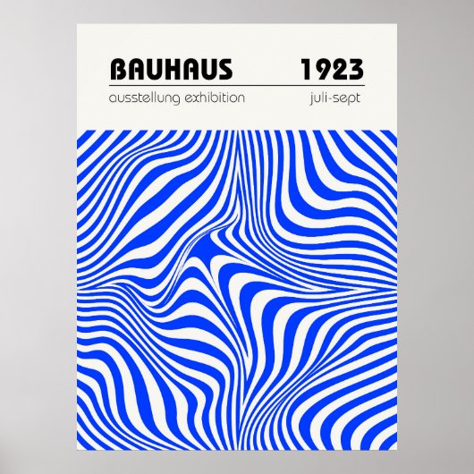 Affiche de l'exposition Bauhaus 1923 (Devant)