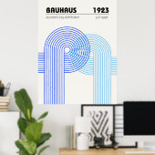 Affiche de l'exposition Bauhaus 1923 (Bureau à domicile)