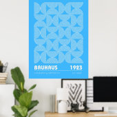 Affiche de l'exposition Bauhaus 1923 (Bureau à domicile)