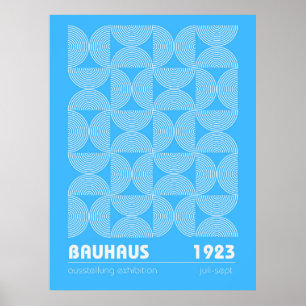 Affiche de l'exposition Bauhaus 1923